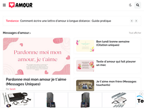 'messagesdamour.com' screenshot