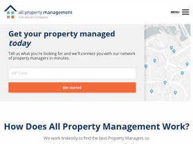 'allpropertymanagement.com' screenshot