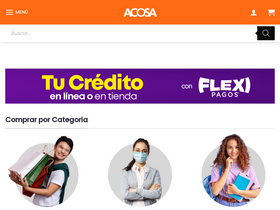 'acosa.com.hn' screenshot