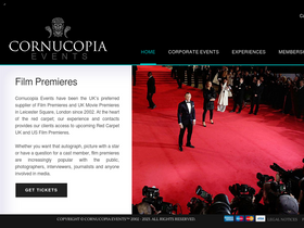 'cornucopia-events.co.uk' screenshot