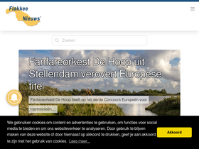 'flakkeenieuws.nl' screenshot