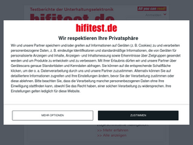 'hifitest.de' screenshot