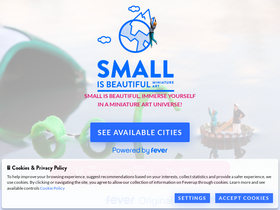 'smallisbeautifulart.com' screenshot