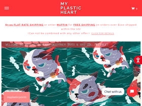 'myplasticheart.com' screenshot