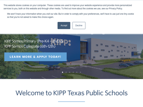 'kipptexas.org' screenshot
