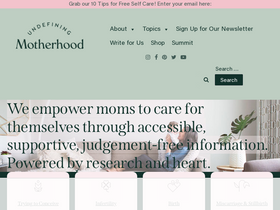 'undefiningmotherhood.com' screenshot