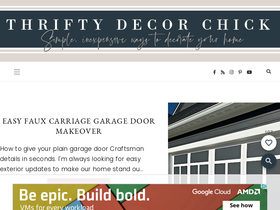 'thriftydecorchick.com' screenshot
