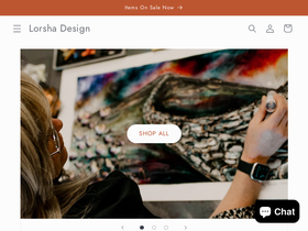 lorshadesign.com homepage screenshot