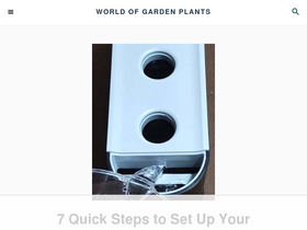 'worldofgardenplants.com' screenshot
