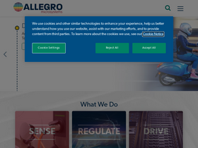 'allegromicro.com' screenshot
