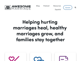 'awesomemarriage.com' screenshot