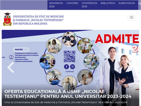 'rezidentiat.usmf.md' screenshot