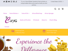 3cayg.com homepage screenshot