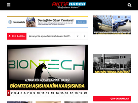 'aktifhaber.com' screenshot