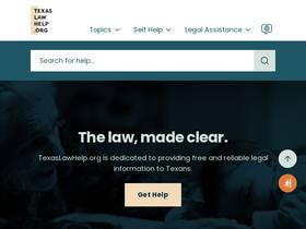 'texaslawhelp.org' screenshot