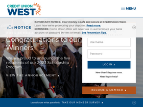 'cuwest.org' screenshot