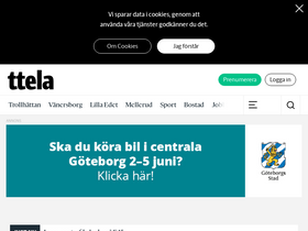 'ttela.se' screenshot