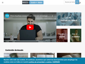 'teologiadeltrabajo.org' screenshot