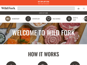'wildforkfoods.com' screenshot