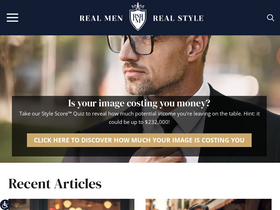 'realmenrealstyle.com' screenshot