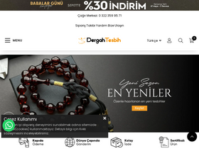 'dergahtesbih.com' screenshot