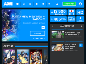 'animedigitalnetwork.fr' screenshot