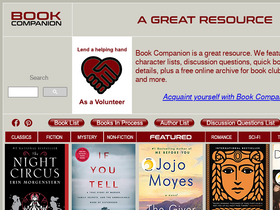 'bookcompanion.com' screenshot