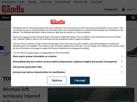 'the-gazette.co.uk' screenshot