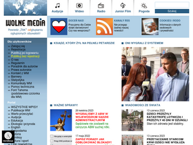 'wolnemedia.net' screenshot