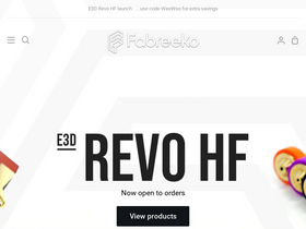 'fabreeko.com' screenshot