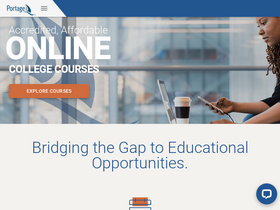 'portagelearning.com' screenshot