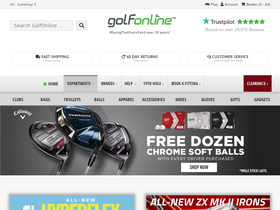 'golfonline.co.uk' screenshot