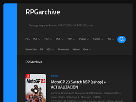 'rpgarchive.net' screenshot