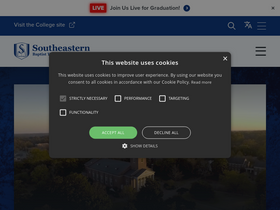 'sebts.edu' screenshot