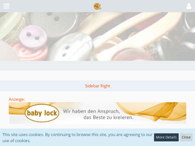 'hobbyschneiderin.de' screenshot