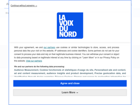 'lavoixdunord.fr' screenshot