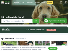 'skaffahund.se' screenshot