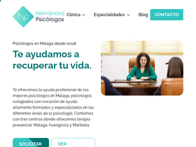 'hernandezpsicologos.es' screenshot