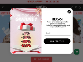 Pressie Nails website screenshot