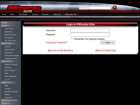 'pwinsiderelite.com' screenshot