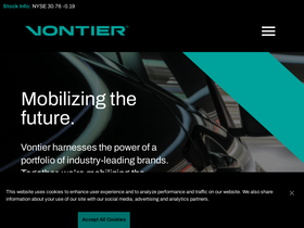 'vontier.com' screenshot