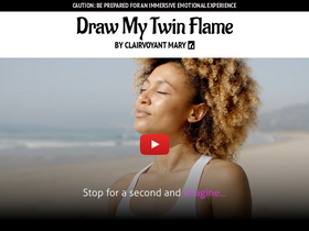 'drawmytwinflame.com' screenshot