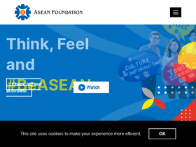 'aseanfoundation.org' screenshot
