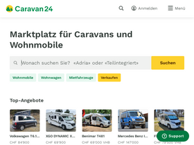 'caravan24.ch' screenshot