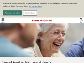 'kunskapsguiden.se' screenshot