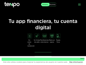 'tenpo.cl' screenshot