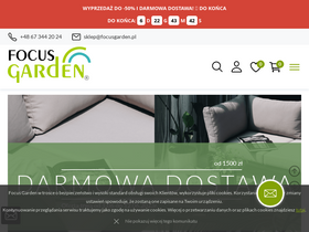 'focusgarden.pl' screenshot