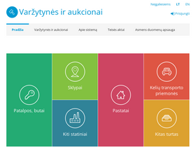 'evarzytynes.lt' screenshot