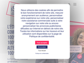 'iscod.fr' screenshot