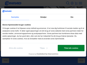 'rdir.conradelektronik.dk' screenshot
